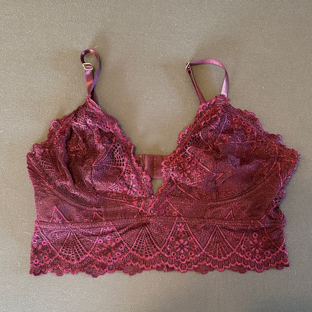 Wish & Whim Purple Lace Bralette